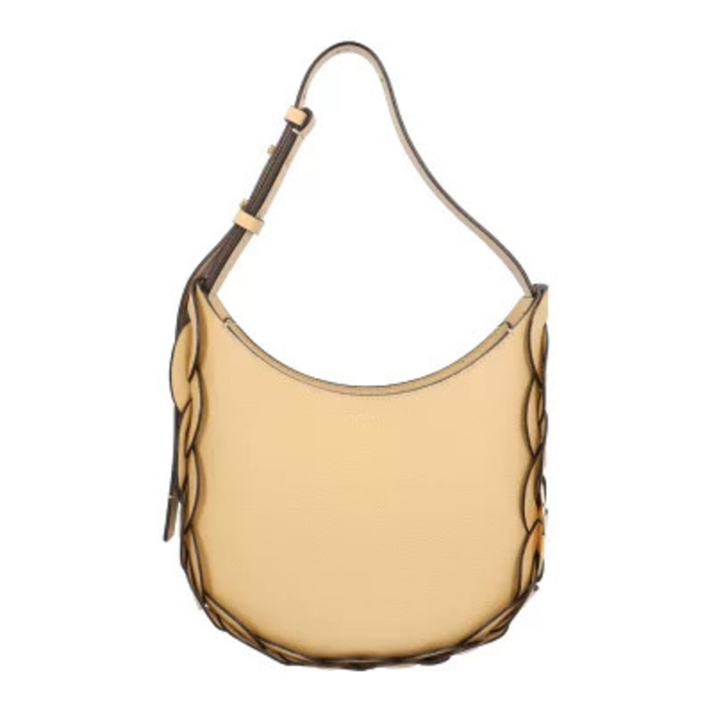 Chloe Daryl Hobo Shoulder Bag Leather Yellow